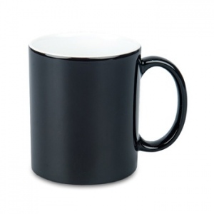 BLACK matte color changing mug 330 ml