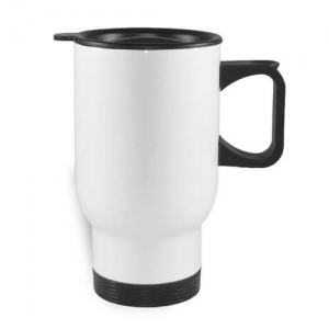 White color thermal mug with handle 450ml