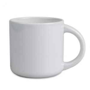 White mug wide 400 ml